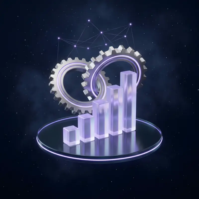 Talent Network 3D sculpture
